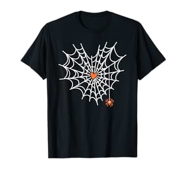 HWY×US/Big Spider Web L/S T-Shirt Halloween Giant House Spider Spider Web All Over Dark